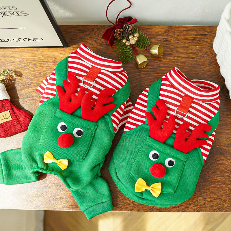 Christmas Reindeer Pet Costume - Dog & Cat Holiday Outfit - Purrfect Pet Haven