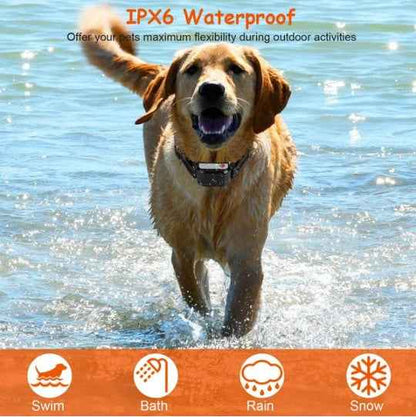 Dog Wireless Fence + Training Collar - 990ft Range Waterproof - Purrfect Pet Haven