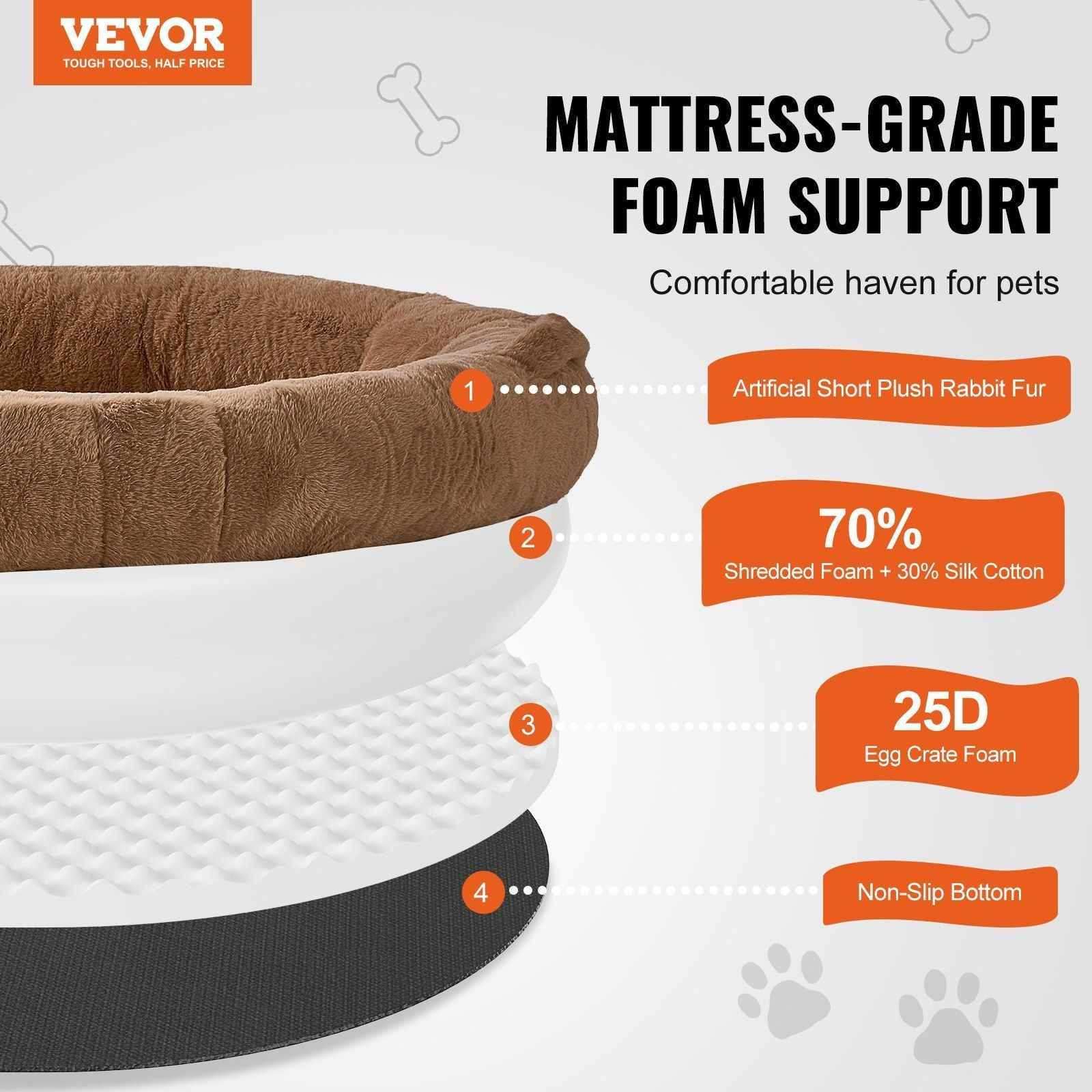 Giant Human Dog Bed - 72" Washable for Adults & Large Dogs - Purrfect Pet Haven