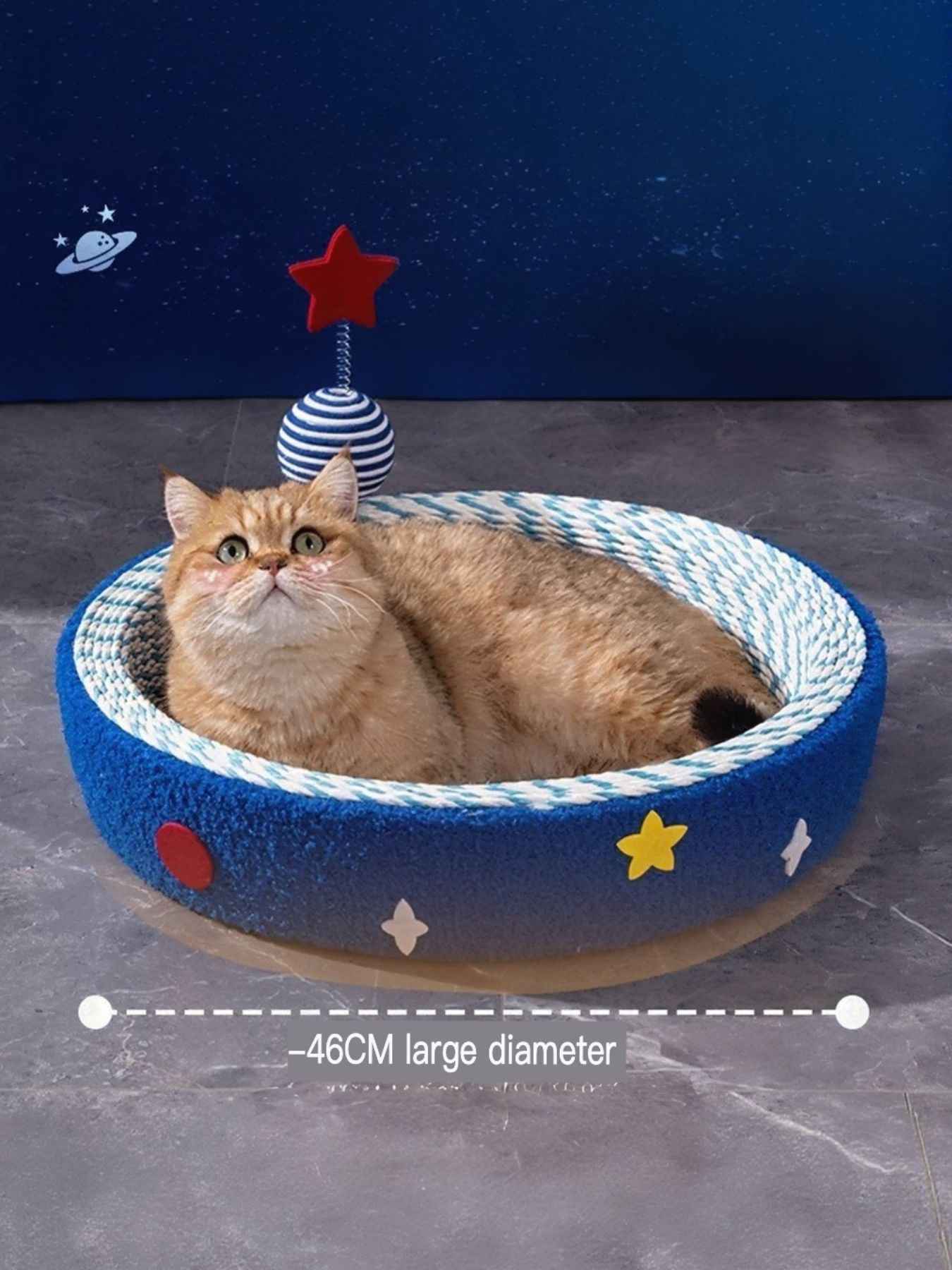 Round Cat Scratching Posts Pet Nest