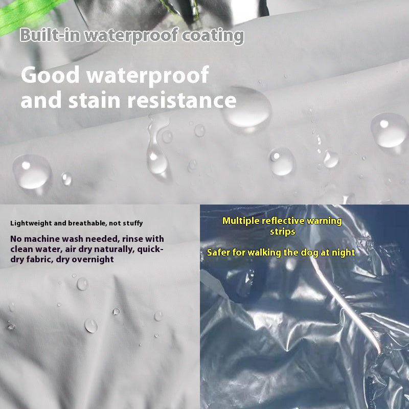 Full-Cover Dog Raincoat - Waterproof Four-Leg Design - Purrfect Pet Haven