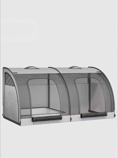 Pet Car Cage Collapsible - Breathable Oxford Travel Crate