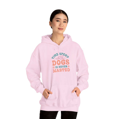 Time Spent with Dogs Hoodie - Perfect for Dog Lovers | Purrfect Pet Haven