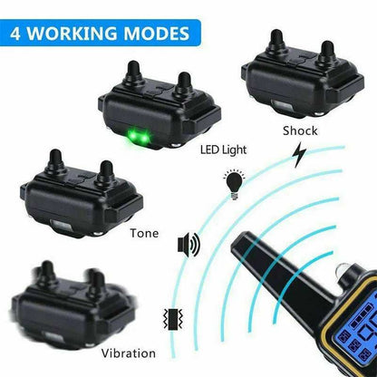 Dog Training Collar - 3000 FT Remote Waterproof Rechargeable - Purrfect Pet Haven