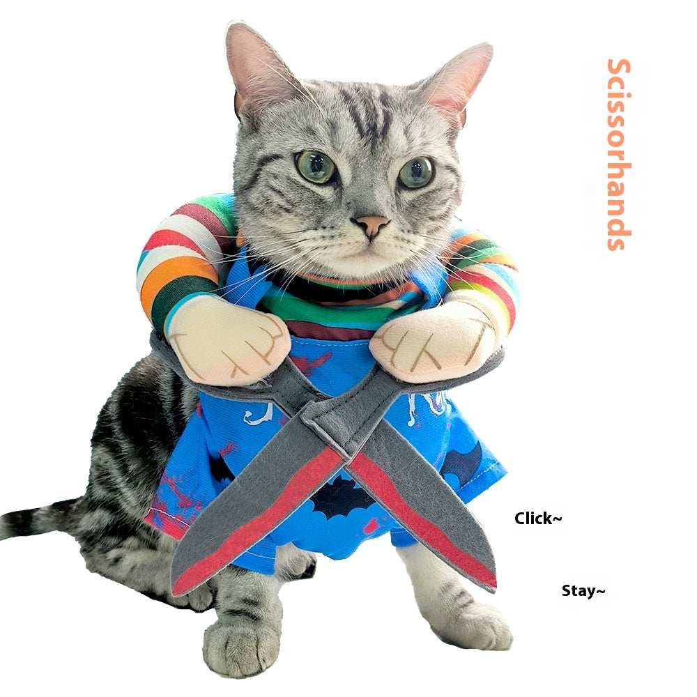 Adjustable Pet Halloween Costume - Funny Character Suit with Straps - Purrfect Pet Haven