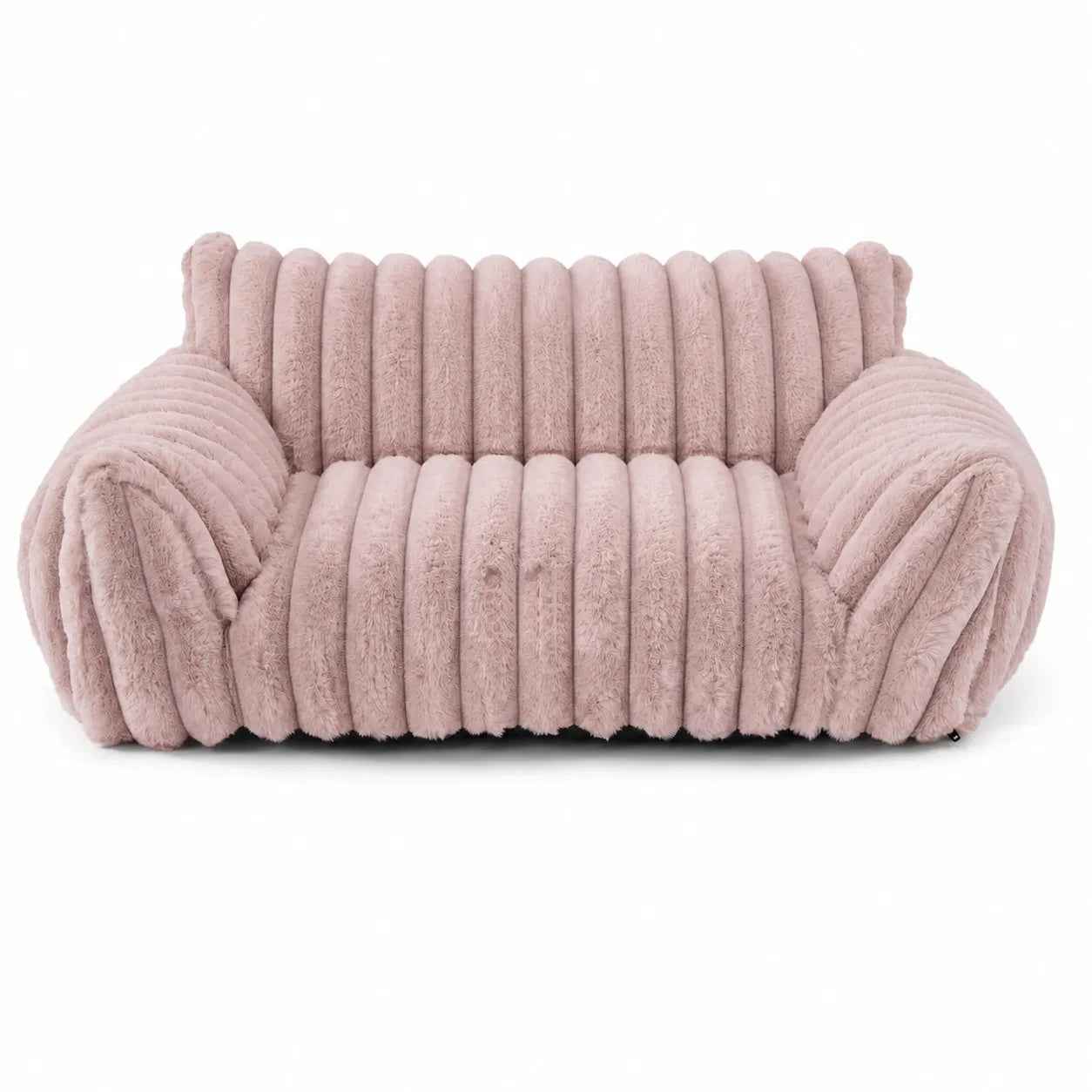 Cute Cat Couch For Pets - Fluffy Cat Beds With Premium Soft Corduroy Fleece, Fuzzy Cats Beds For Indoor Cats With Removable Washable Cover, Supportive Pet Sofa