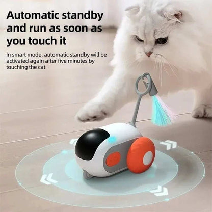 Automatic Moving Car Remote Controlled Smart Pet Toy - Interactive Playing - Purrfect Pet Haven