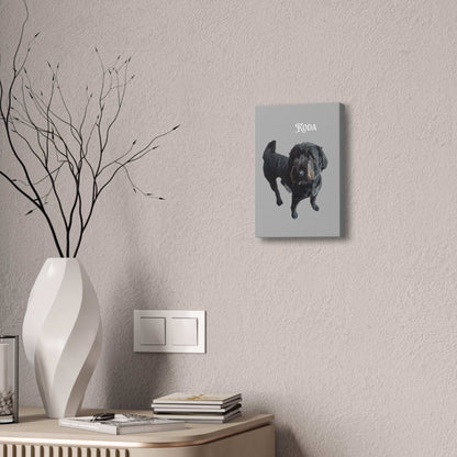 PAW-sonalized Light Grey Canvas Print | Upload Photo~Choose size - Purrfect Pet Haven