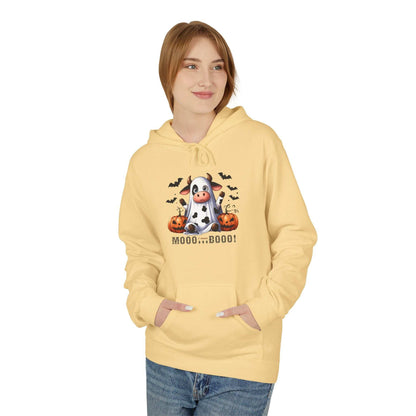 Mooo Cow Hoodie - Soft Fleece Unisex Sweatshirt - Purrfect Pet Haven