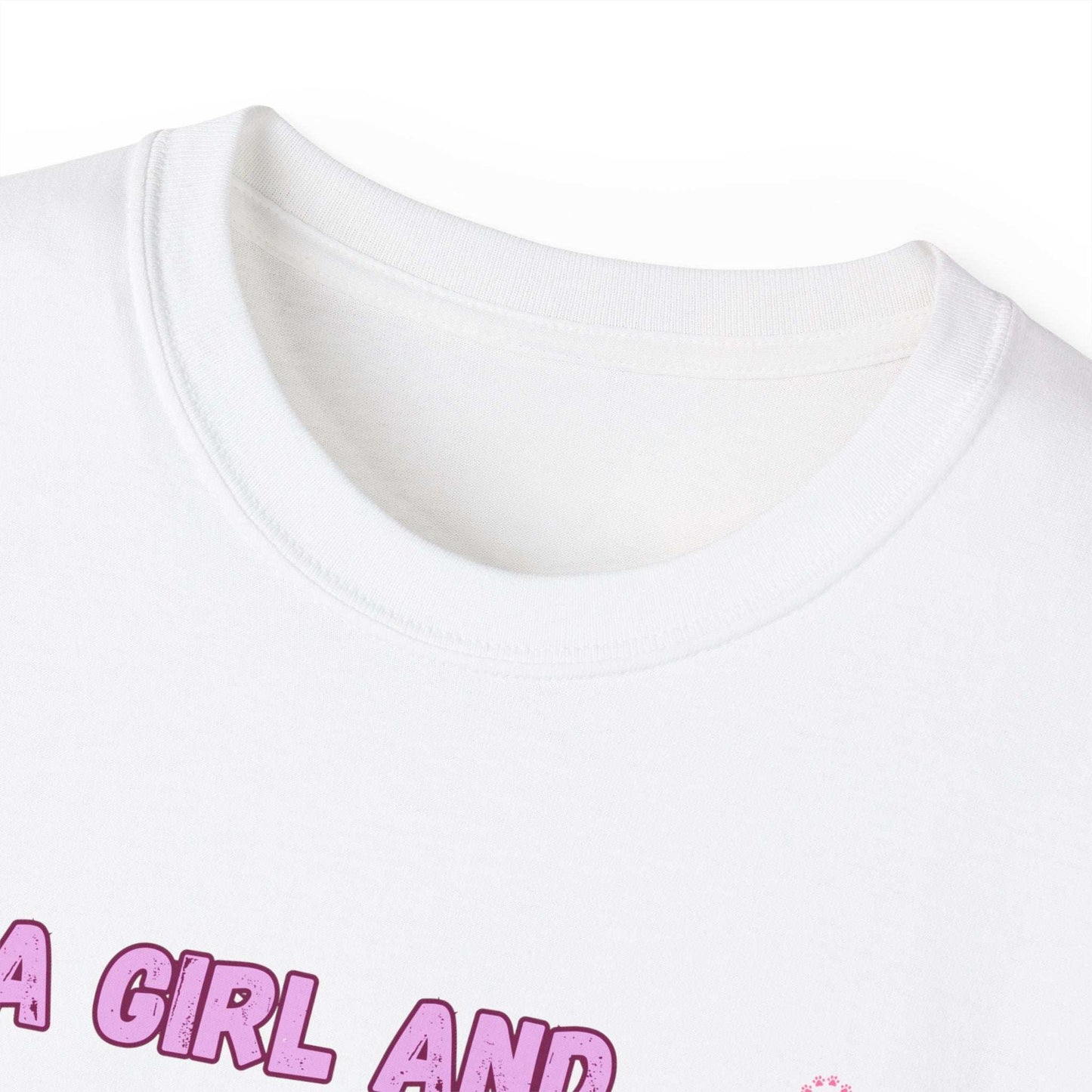Girl and Her Dog Unisex Tee | Cute Pet Lover Shirt | Personalized Gift - Purrfect Pet Haven