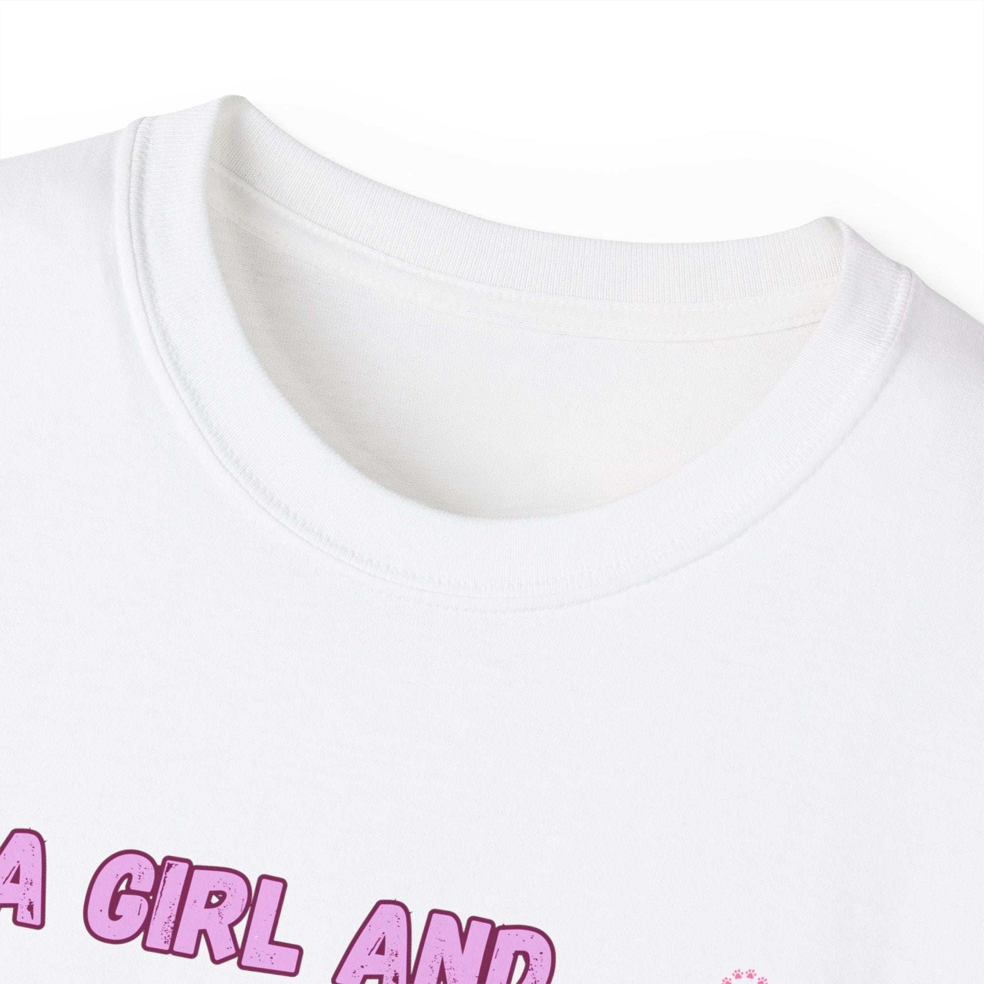 Girl and Her Dog Unisex Tee | Cute Pet Lover Shirt | Personalized Gift - Purrfect Pet Haven