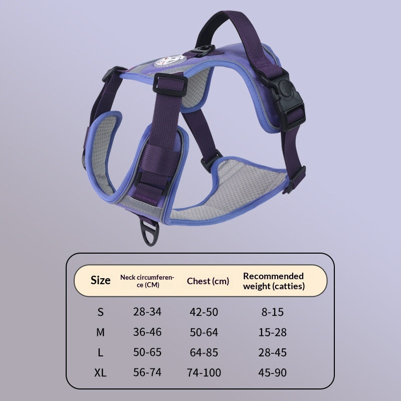 Dog Harness - Large Chest Style with Leash - Purrfect Pet Haven