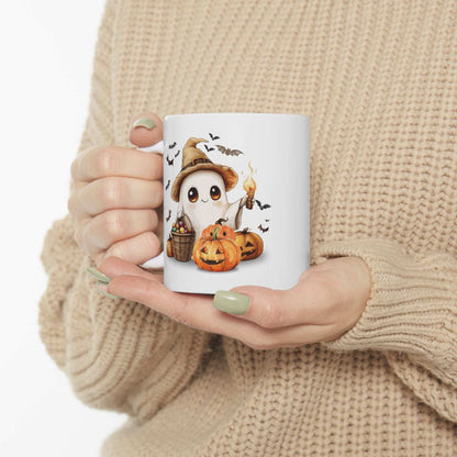 Halloween Scarecrow Ceramic Mug - Fall Coffee Cup Gift - Purrfect Pet Haven