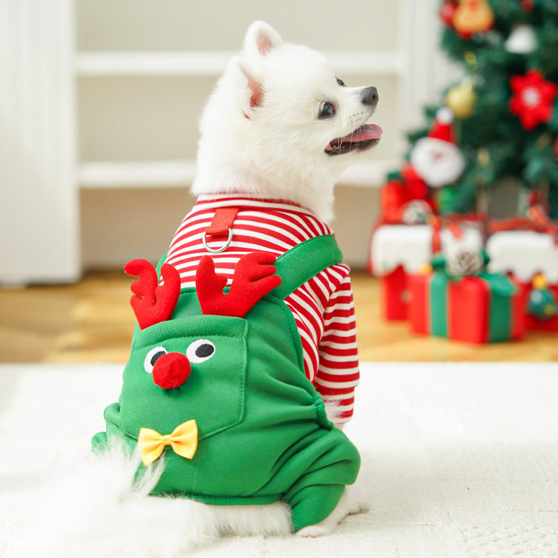 Christmas Reindeer Pet Costume - Dog & Cat Holiday Outfit - Purrfect Pet Haven