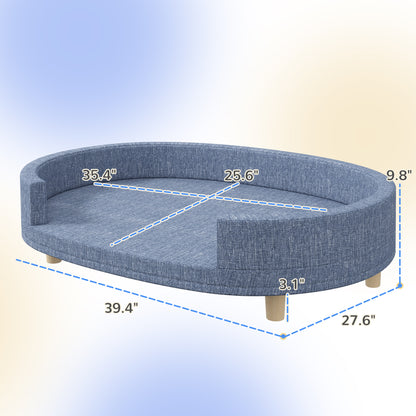 Dog Couch for Large Dogs - Washable & Elevated Sofa Bed - Purrfect Pet Haven