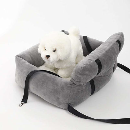 Soft Plush Nest Pet Bed Car Seat - Secure Your Pet - Purrfect Pet Haven