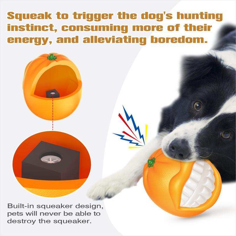 Tough Aggressive Chewers Squeaky Ball for Medium Large Extra Dog Chew Toy - Purrfect Pet Haven