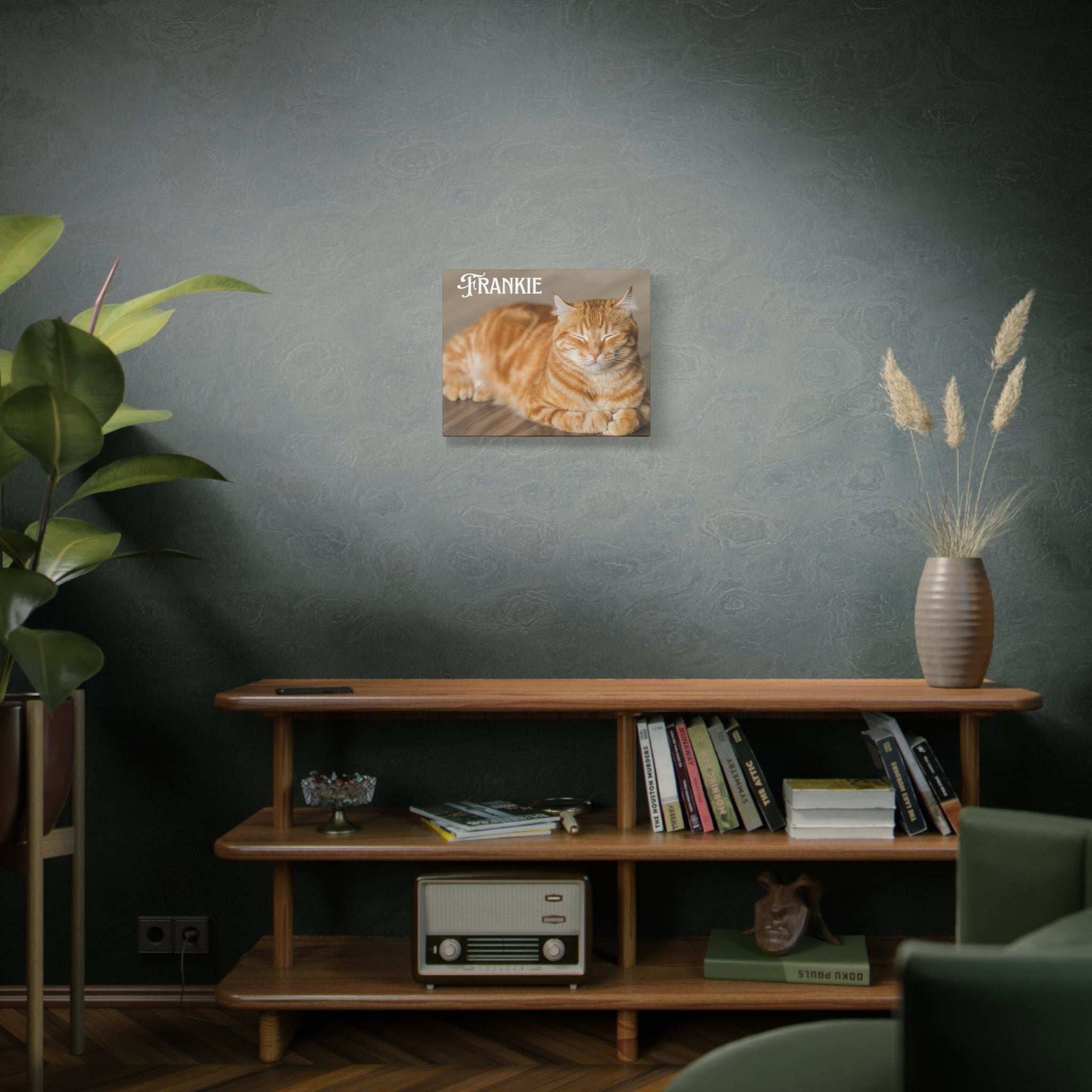 Personalized Landscape Photo Canvas Wall Art - Stretch Framed Print for Pet Lovers - Purrfect Pet Haven