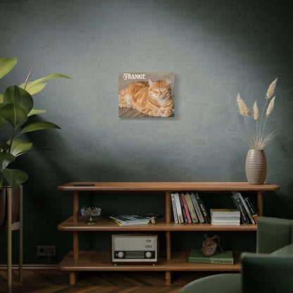 Personalized Landscape Photo Canvas Wall Art - Stretch Framed Print for Pet Lovers - Purrfect Pet Haven