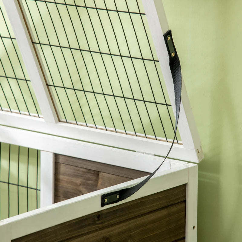 Small Elevated Pet Cage - Two Level Rabbit-Guinea Pig Hutch
