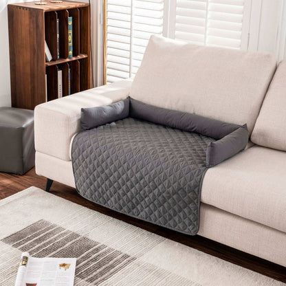 Waterproof Pet Mat with Side Bolsters - Furniture Protector Cover - Purrfect Pet Haven