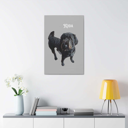 PAW-sonalized Light Grey Canvas Print | Upload Photo~Choose size - Purrfect Pet Haven