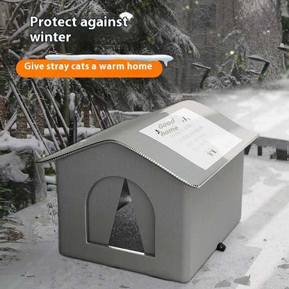 Waterproof Love Stray Cat Nest - Warm Shelter - Purrfect Pet Haven