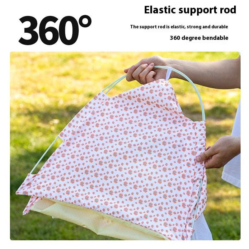 Portable Cat Tent Nest with Summer Bug Screen - Purrfect Pet Haven