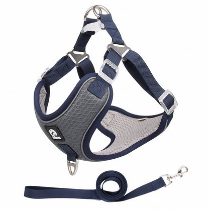 Reflective Mesh Harness - Breathable Dog Safety Vest - Purrfect Pet Haven