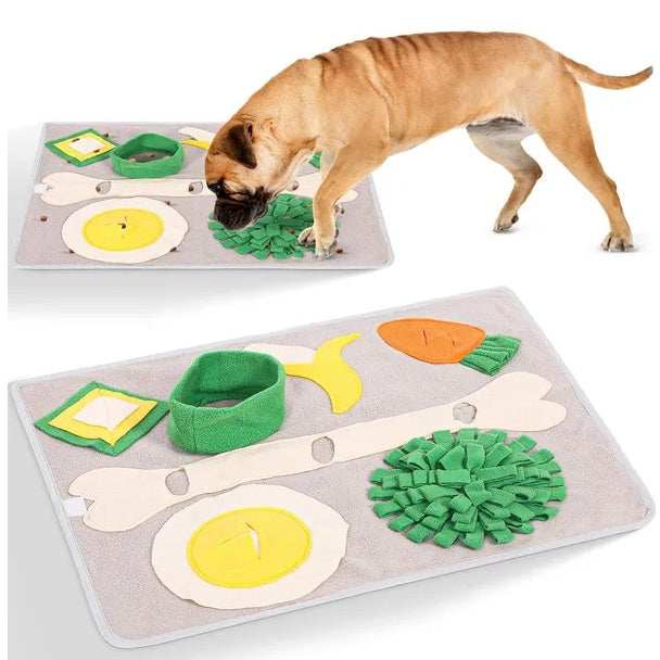 Snuffle Mat For Dogs Large Breed 19x23 Inch Keeps Pets Busy Indoors Comfortable - Purrfect Pet Haven