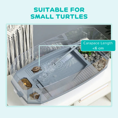 Turtle Tank - Complete Aquarium Kit with Filter & Pump - Purrfect Pet Haven