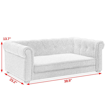 Elevated Dog Sofa Bed - Modern Furniture for Large Dogs - Purrfect Pet Haven