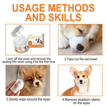 Dogs And Cats Remove Tear Stains, Clean The Eyes, Wipe Eye Droppings, And Remove Eye Dirt With Cotton Pads - Purrfect Pet Haven