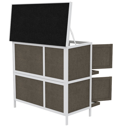 Bunny Manor Hutch - 2-Story Outdoor Rabbit Home - Purrfect Pet Haven