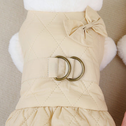 Butterfly Dreams Dress - Small Dog Cotton-Padded Outfit - Purrfect Pet Haven