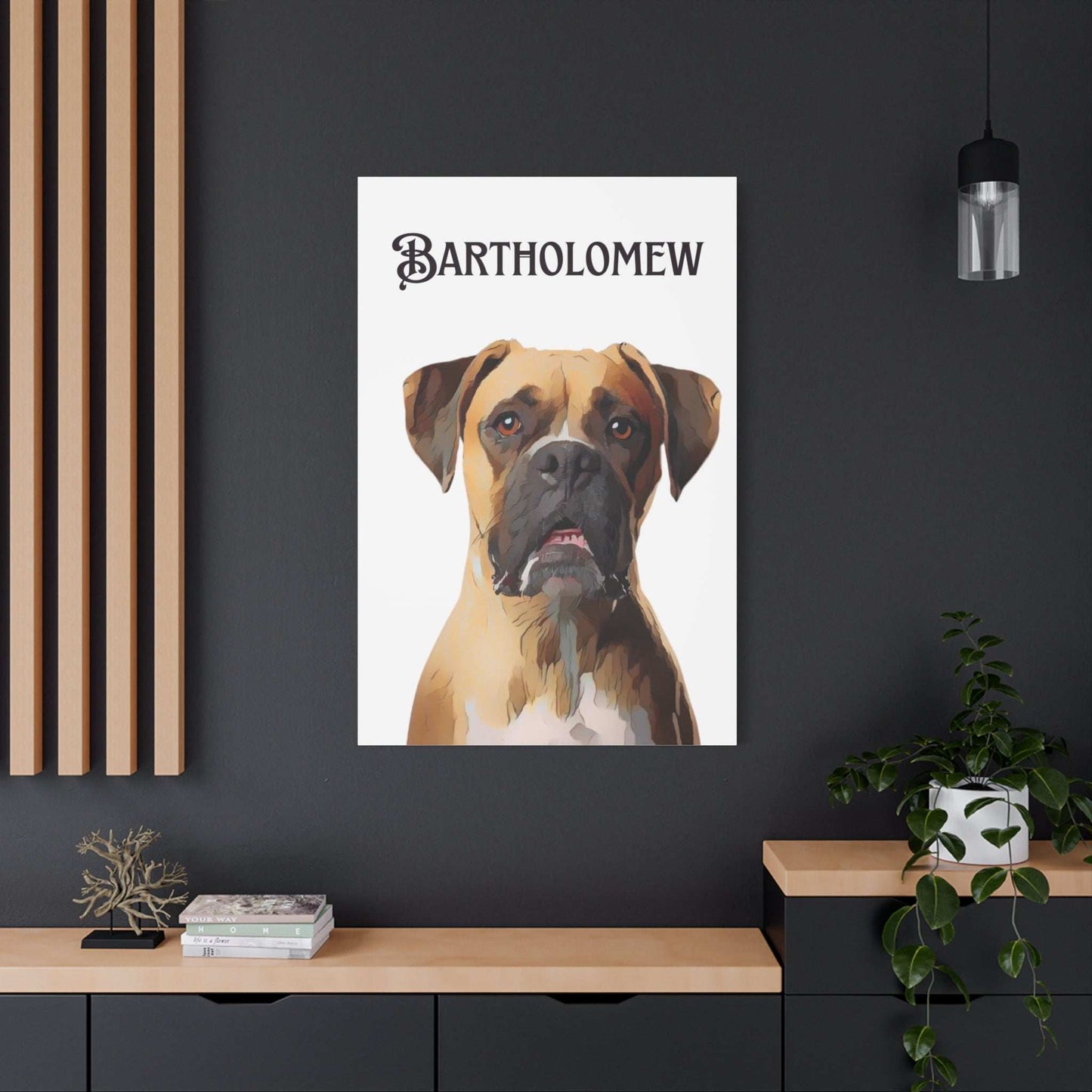PAW-sonalized White Canvas Print | Upload Photo~Choose size - Purrfect Pet Haven