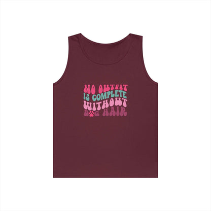 Playful Unisex Heavy Cotton Tank Top - Perfect for Casual Days - Purrfect Pet Haven