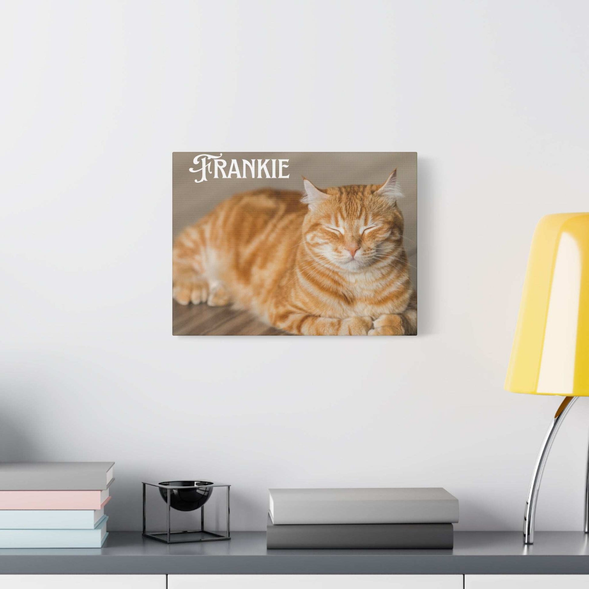Personalized Landscape Photo Canvas Wall Art - Stretch Framed Print for Pet Lovers - Purrfect Pet Haven