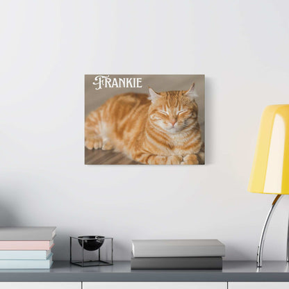 Personalized Landscape Photo Canvas Wall Art - Stretch Framed Print for Pet Lovers - Purrfect Pet Haven