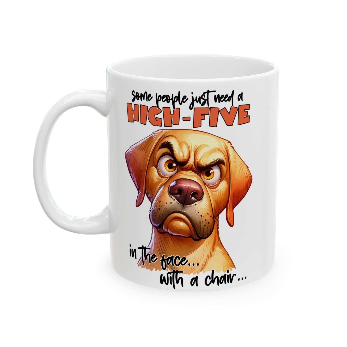 Humorous Dog Lover Ceramic Mug - Perfect Gift for Pet Owners - Purrfect Pet Haven