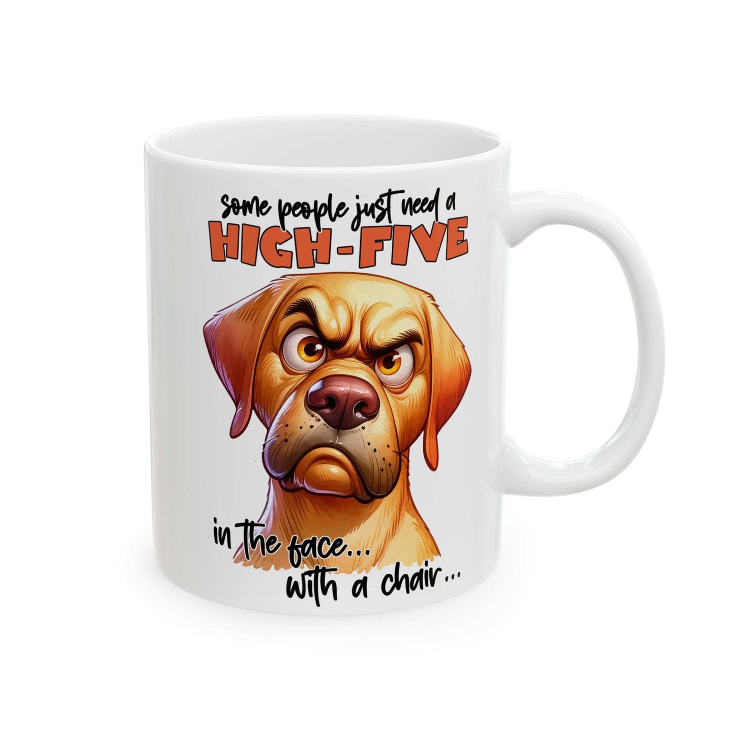 Humorous Dog Lover Ceramic Mug - Perfect Gift for Pet Owners - Purrfect Pet Haven