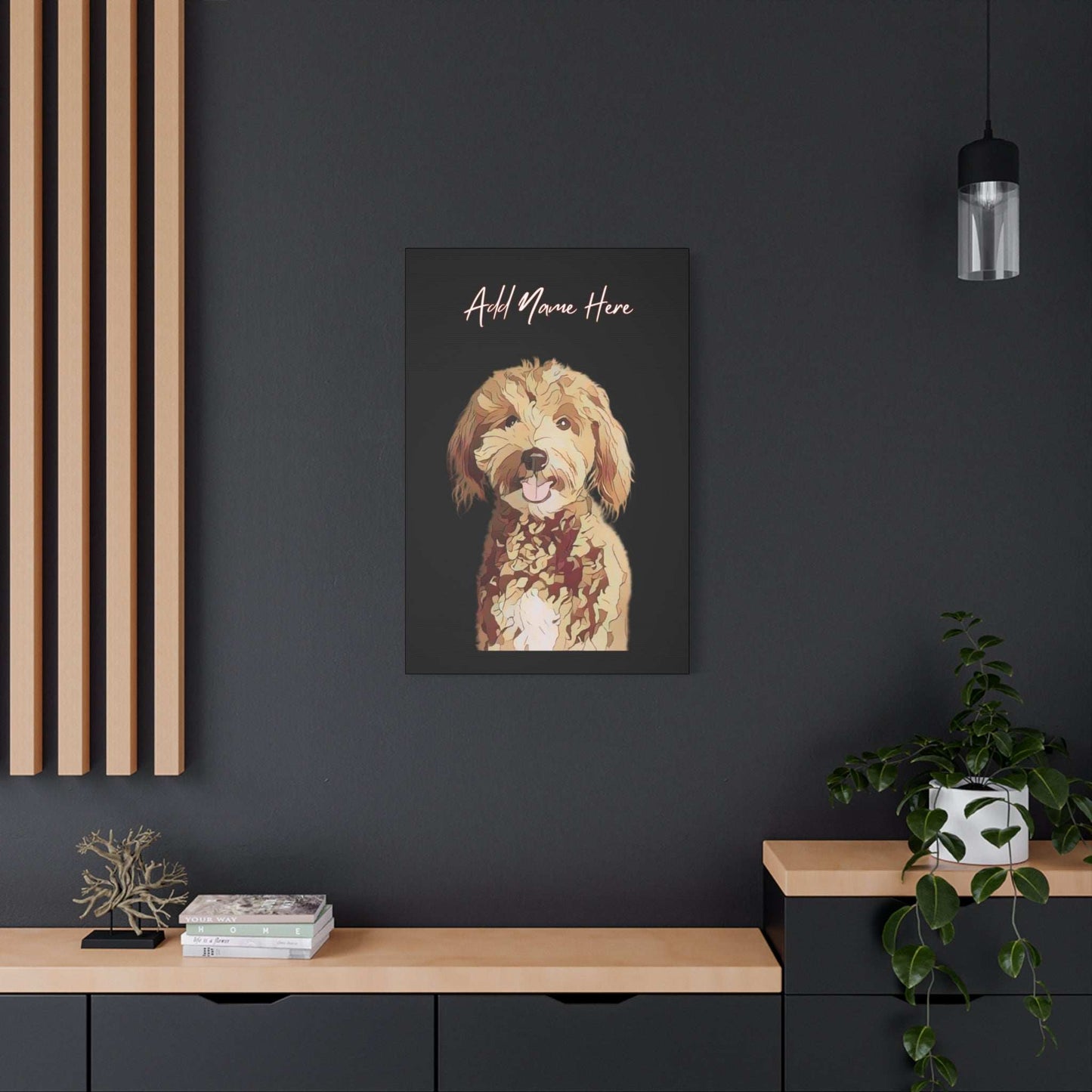 Custom Cartoonify Portrait Canvas - Personalized Art for Pet Lovers | Purrfect Pet Haven
