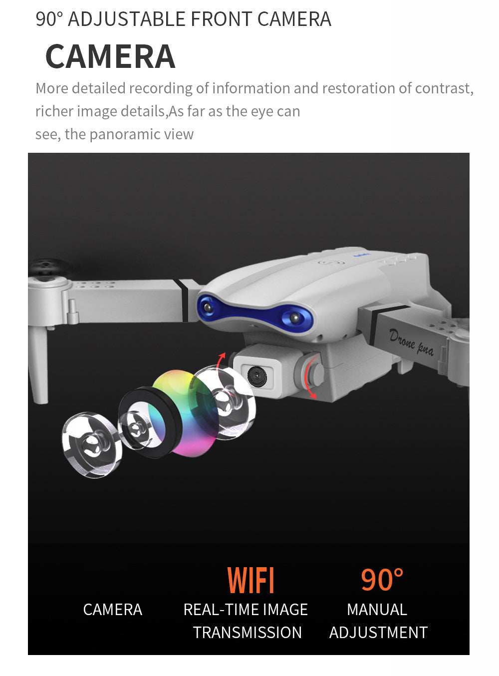 E99 Smart Pet Photography Drone - Foldable RC Camera with Real-Time Video - Purrfect Pet Haven