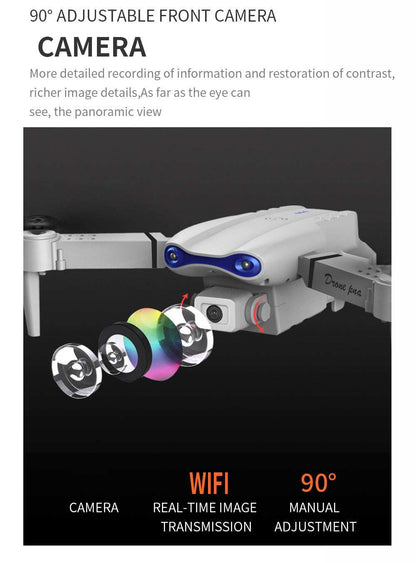 E99 Smart Pet Photography Drone - Foldable RC Camera with Real-Time Video - Purrfect Pet Haven