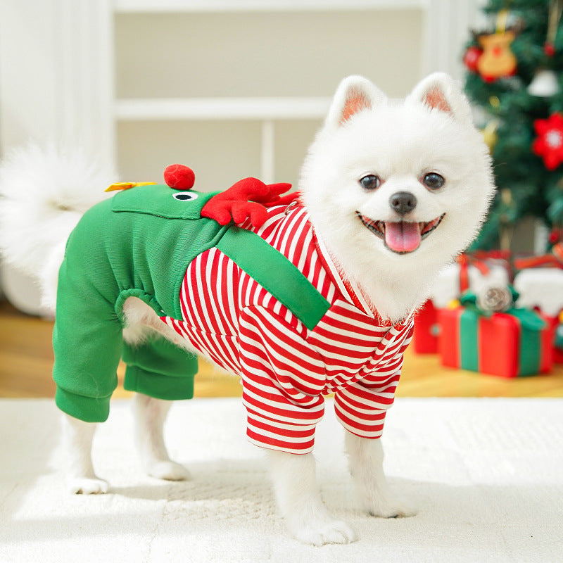 Christmas Reindeer Pet Costume - Dog & Cat Holiday Outfit - Purrfect Pet Haven