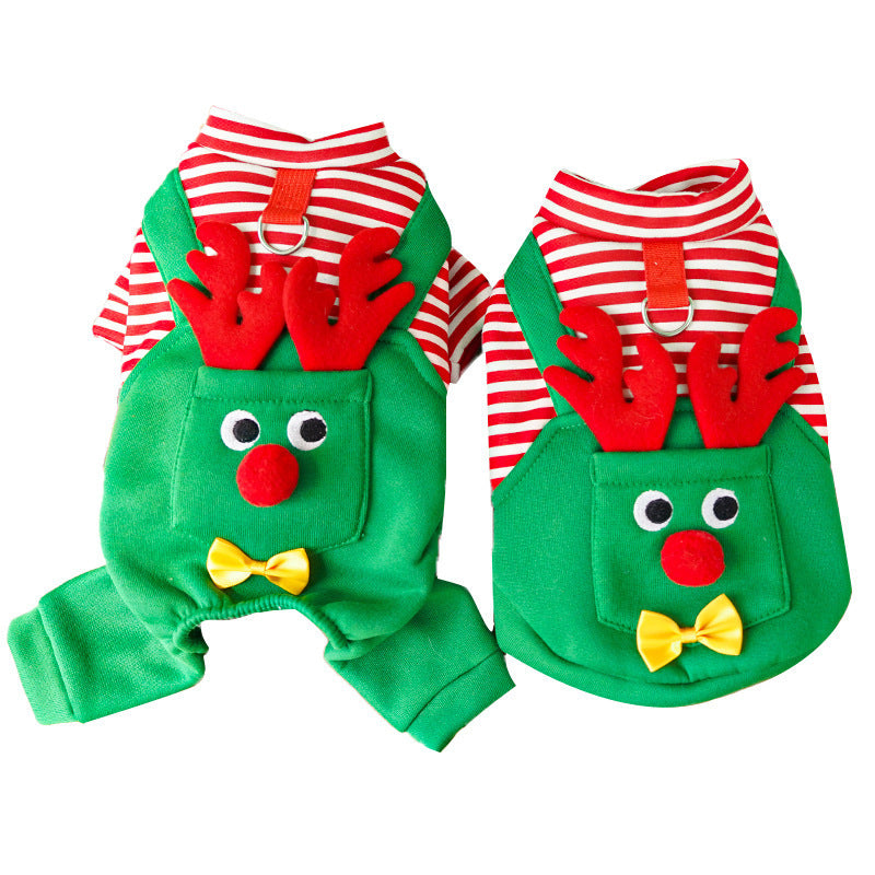 Christmas Reindeer Pet Costume - Dog & Cat Holiday Outfit - Purrfect Pet Haven