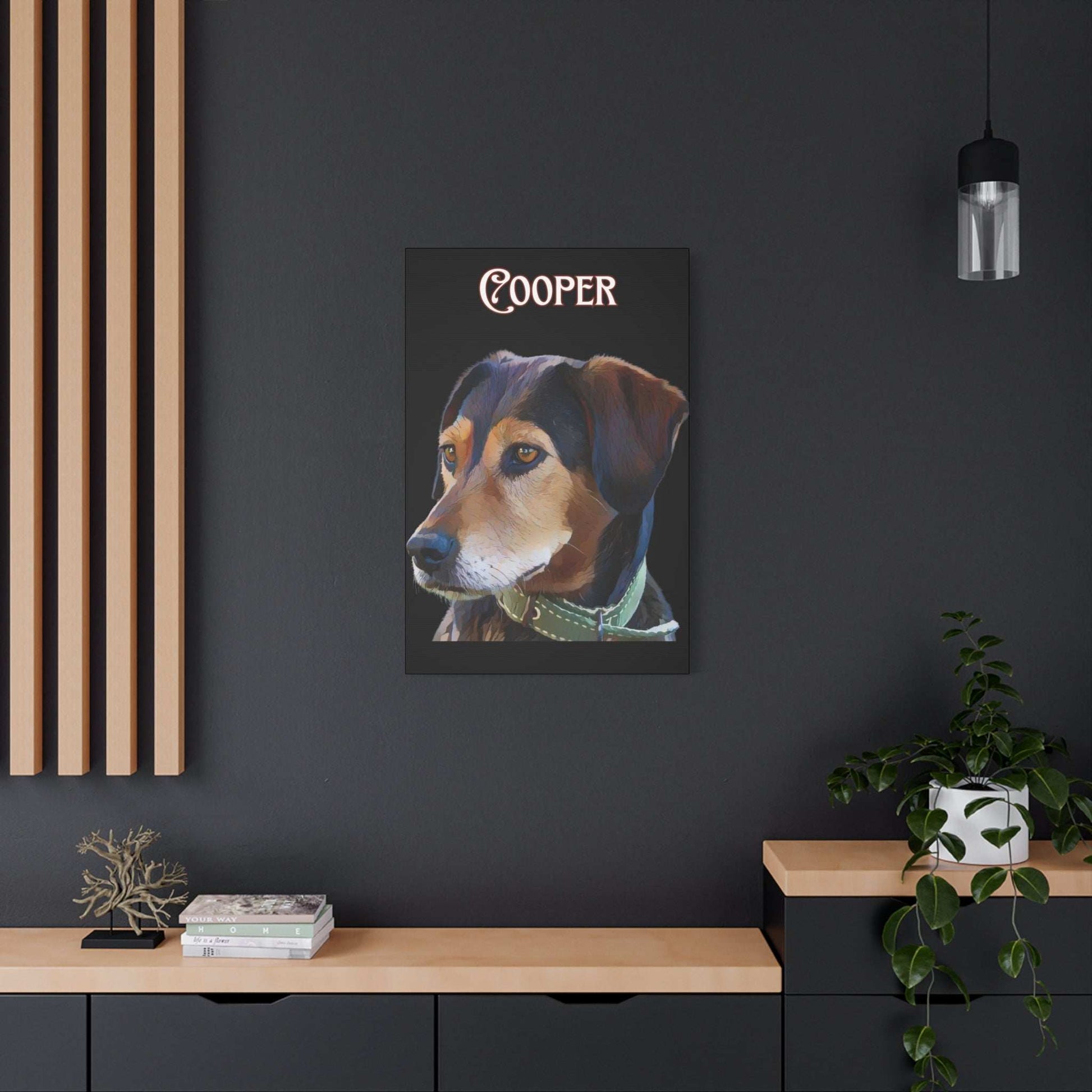 Custom Portrait Cartoon Photo Canvas Print Matte Canvas - Upload Your Photo | Purrfect Pet Haven