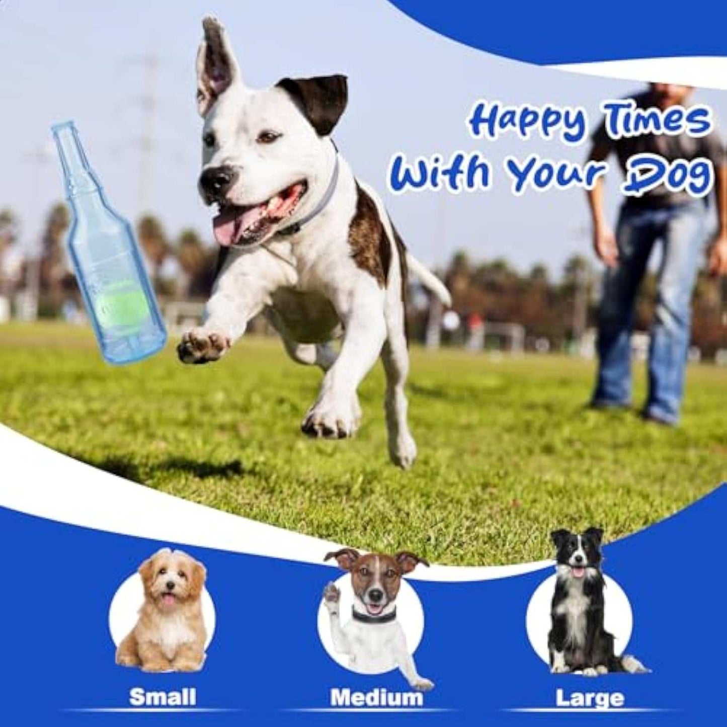 Water Bottle Squeaky Indestructible Dog Toys For Aggressive Chewers - Purrfect Pet Haven