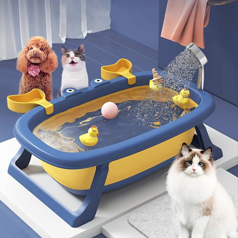 Portable Foldable Pet Tub Suitable For Cats And Small Dogs Under 20 Pounds - Purrfect Pet Haven