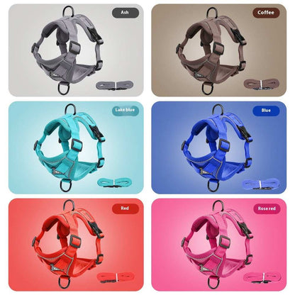 Fully Adjustable Cat Vest Pet Harness with Matching Leash - Purrfect Pet Haven
